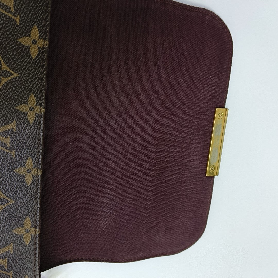 FAVORITE PM Monogram Coated Canvas Brown