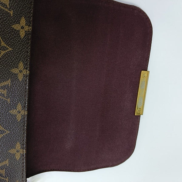 FAVORITE PM Monogram Coated Canvas Brown
