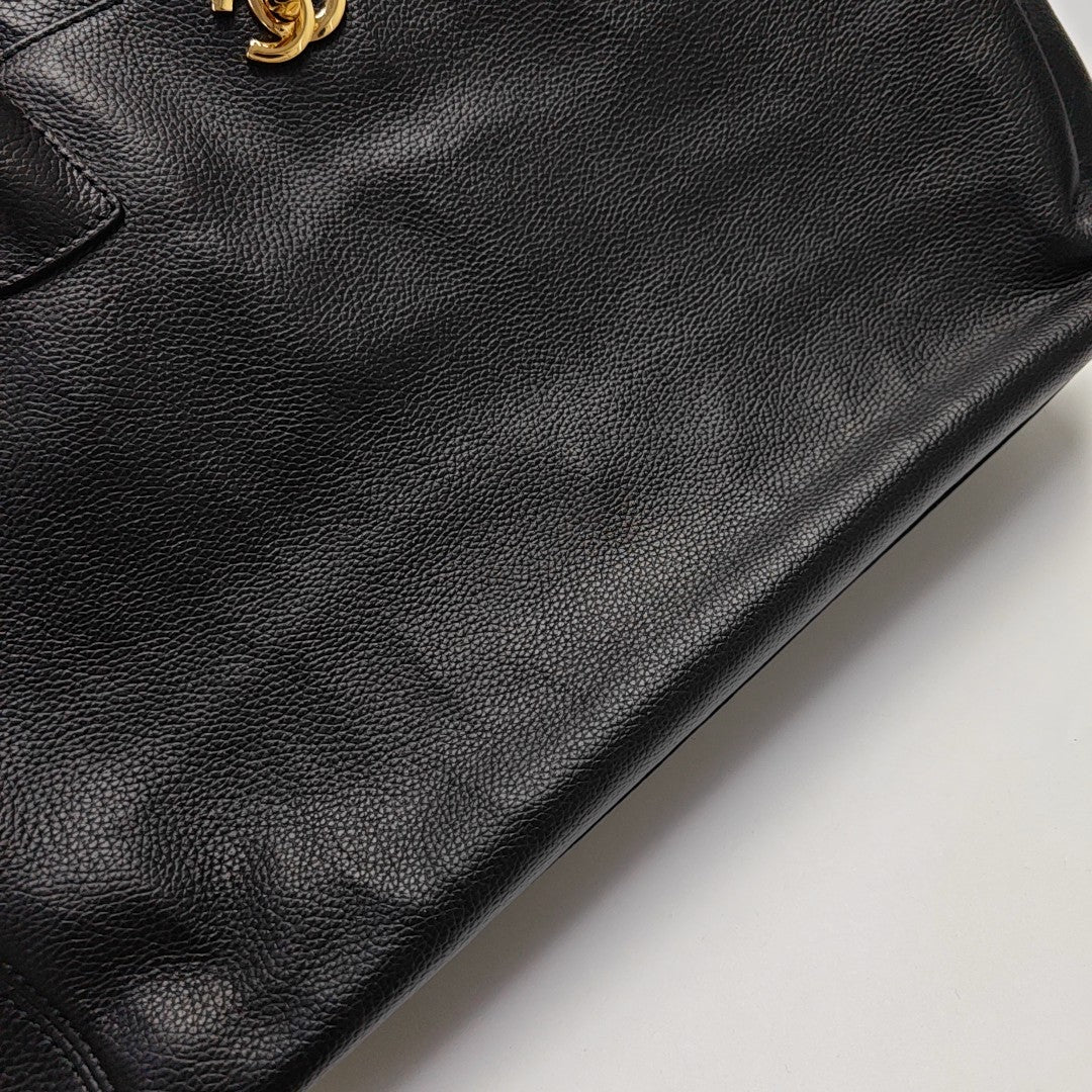 CERF Extra Large Grained Calfskin Black