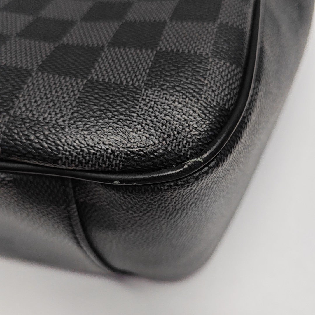 TADAO MM Damier Graphite Coated Canvas Gray