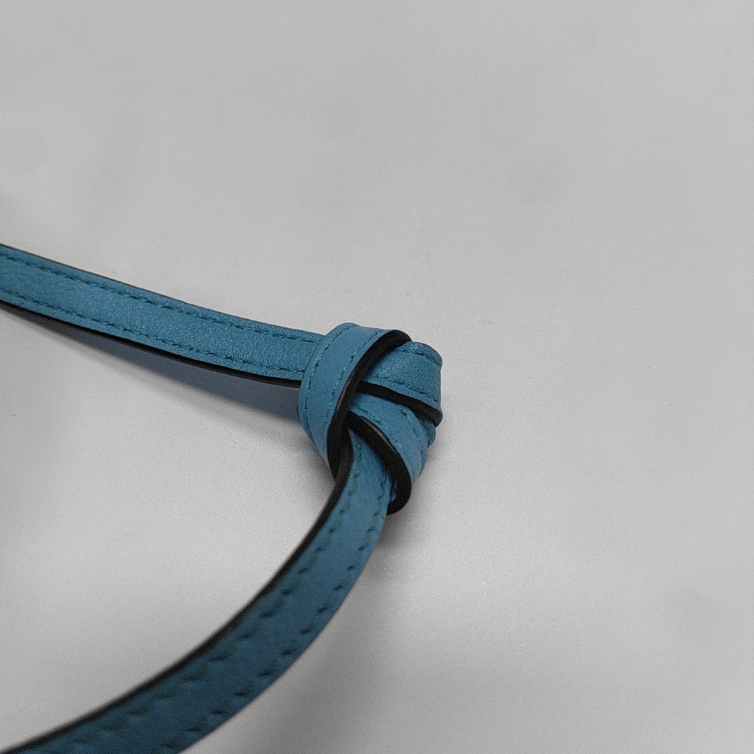 Puzzle Mini Calfskin Blue