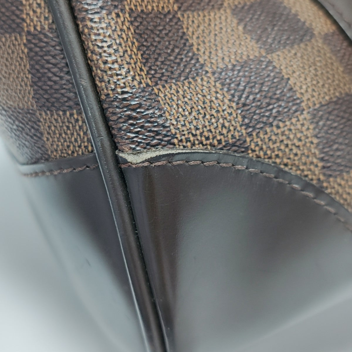 BERKELEY Damier Ebene Coated Canvas Brown