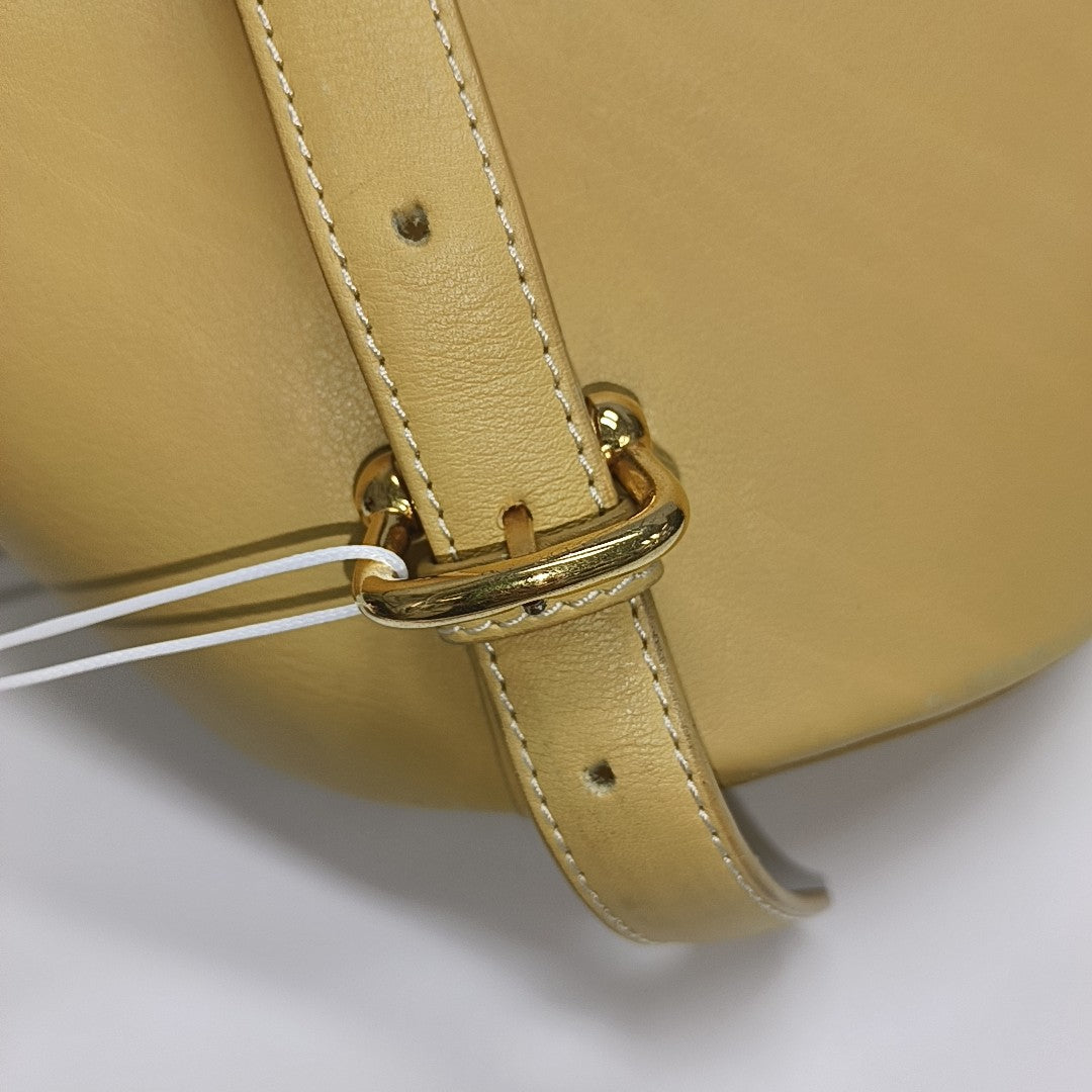 Calfskin Bucket Bag Yellow
