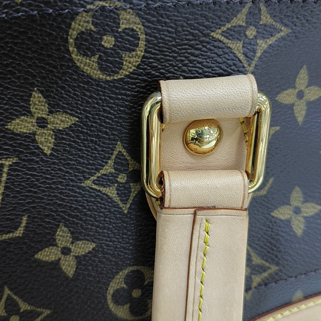 BEVERLY Monogram Coated Canvas Brown