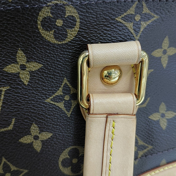 BEVERLY Monogram Coated Canvas Brown