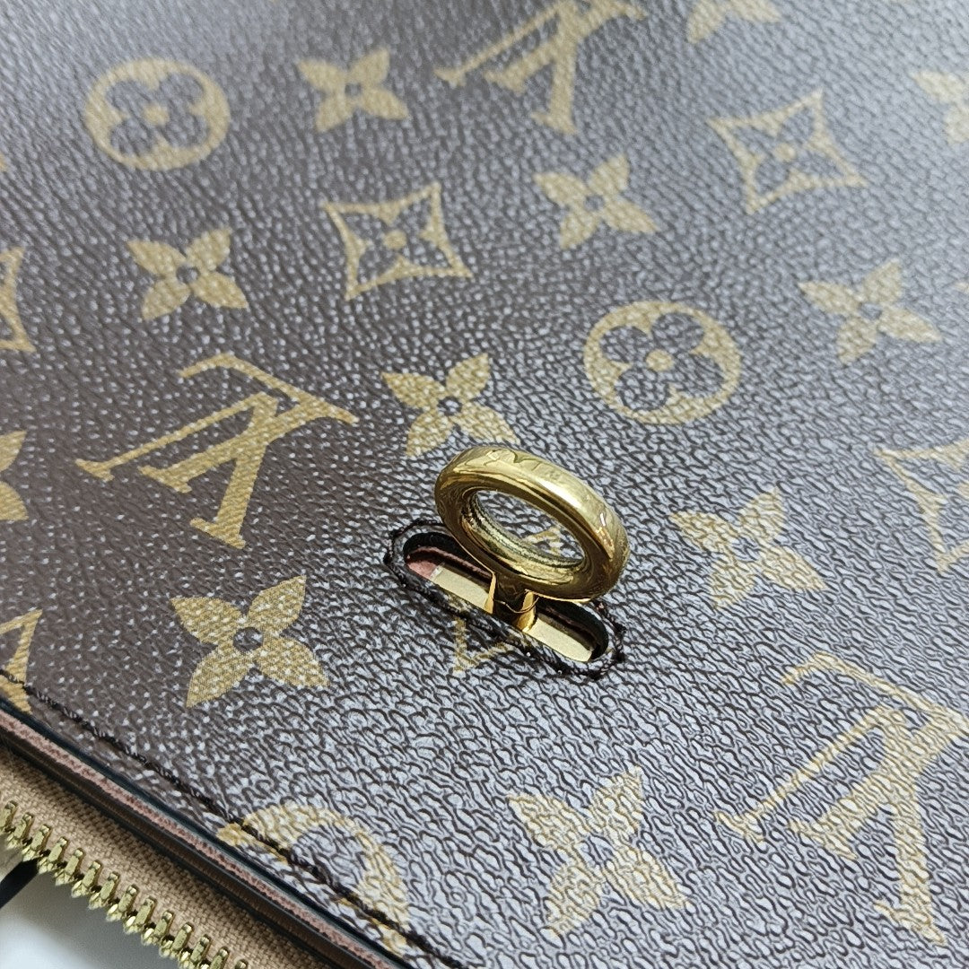 MILLEFEUILLE Monogram Coated Canvas Brown