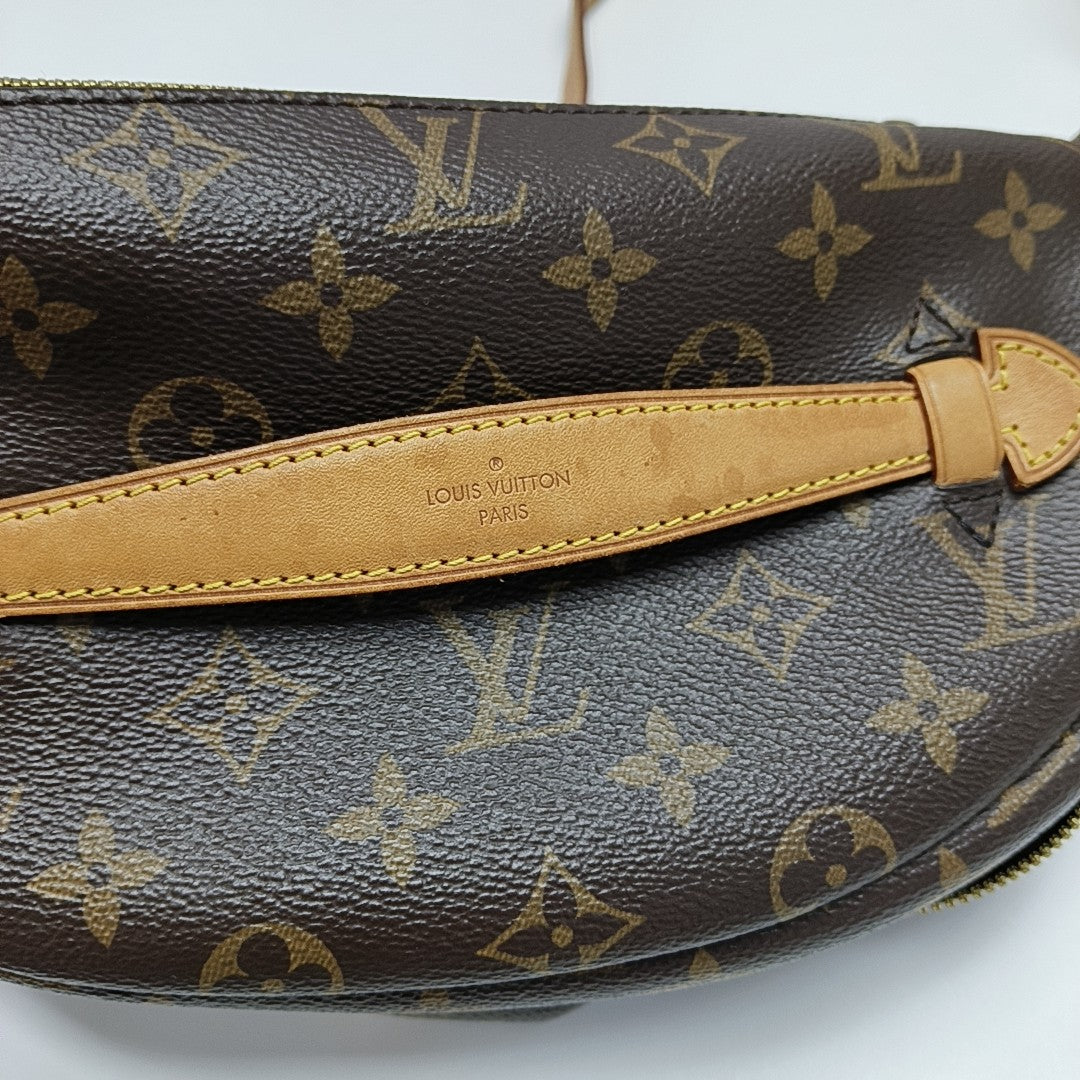 BUMBAG Monogram Coated Canvas Brown