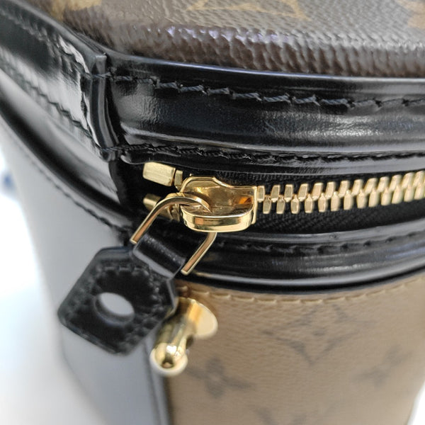 CANNES PM Monogram Coated Canvas Brown