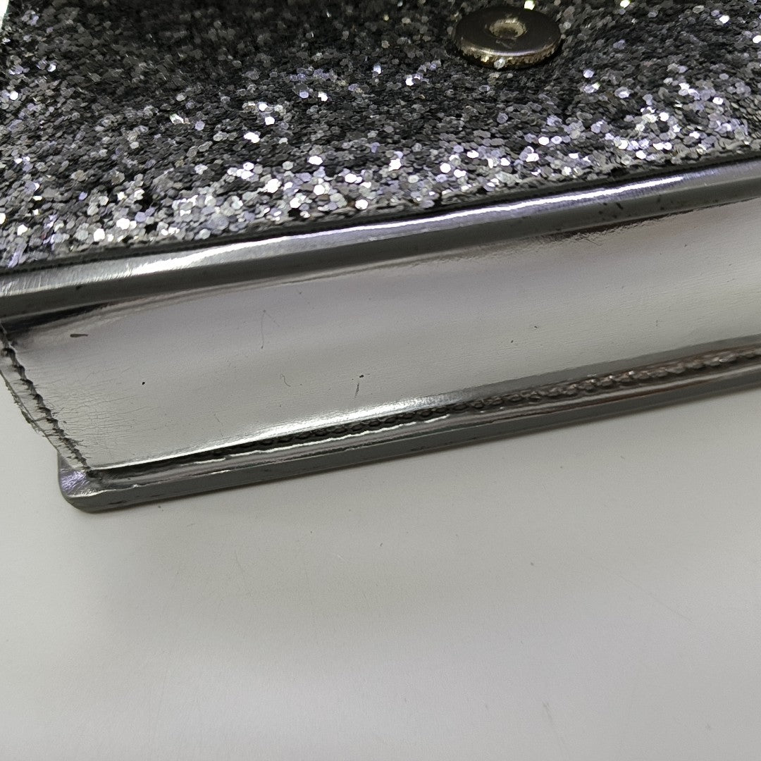 Special Material Shoulder Bag Silver
