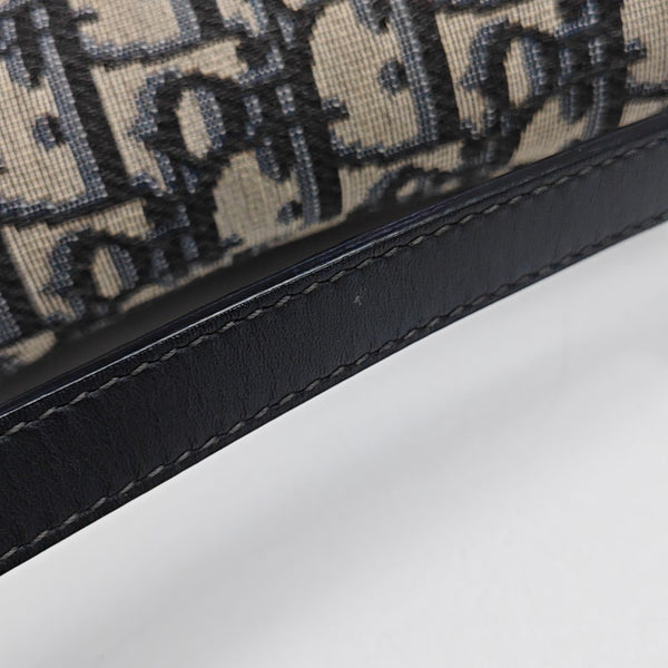 Saddle Mini Oblique Canvas Blue