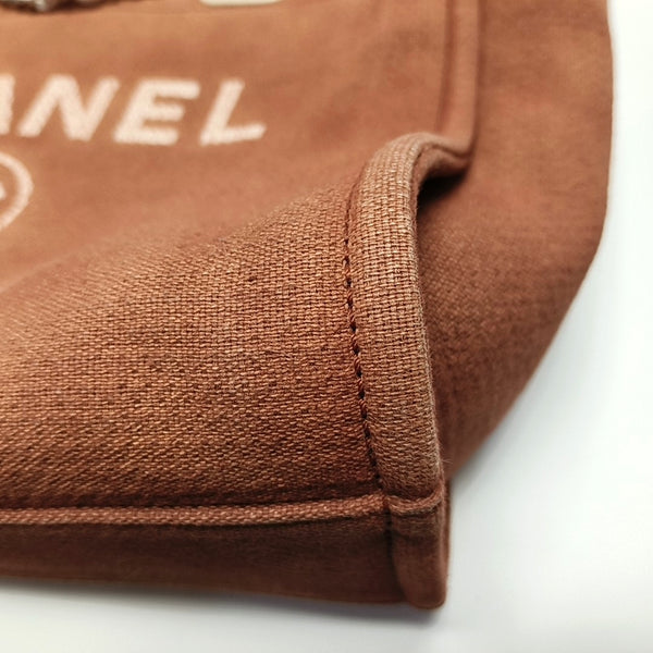 Authenticated pre-owned  DEAUVILLE Canvas Brown - Tote Bag at Looply