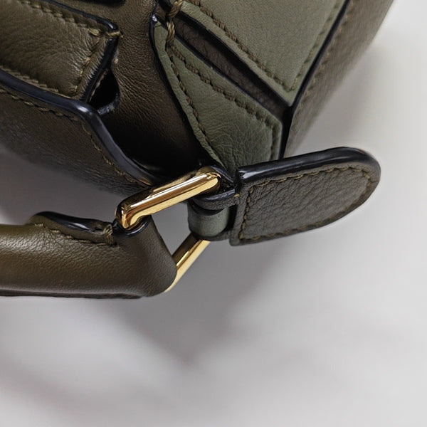 Puzzle Mini Calfskin Multicolor
