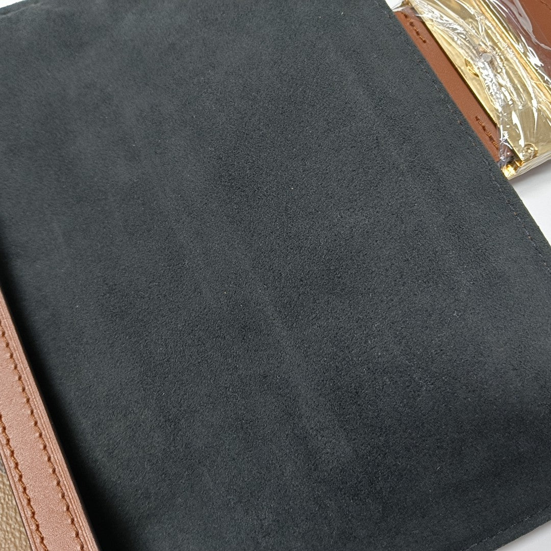 DAUPHINE MM Monogram Coated Canvas Brown