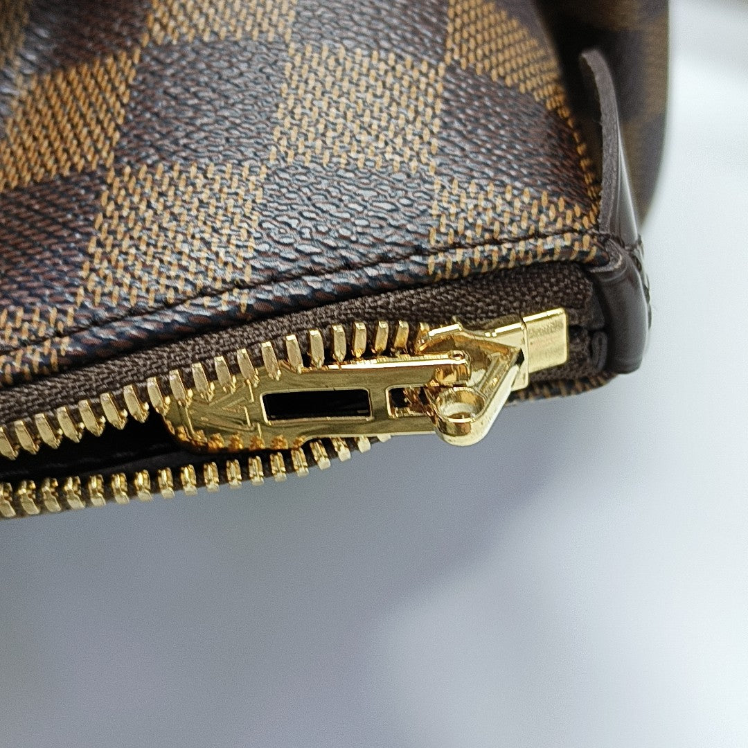 VERONA MM Damier Ebene Coated Canvas Brown