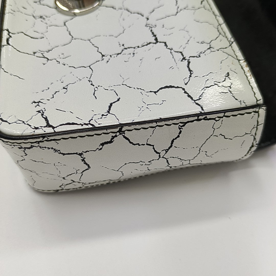 Calfskin Shoulder Bag White