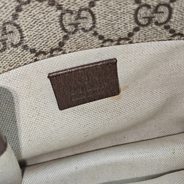 Neo Vintage Small Monogram Coated Canvas Beige