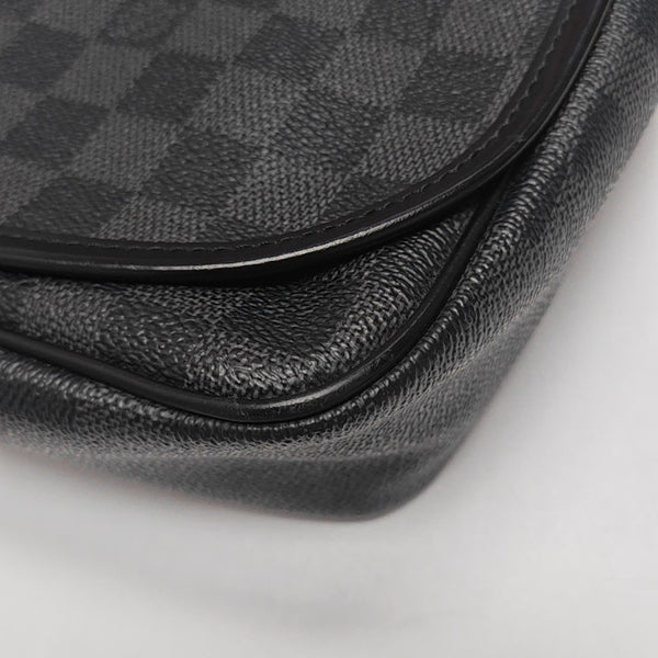 DANIEL Damier Graphite Coated Canvas Gray
