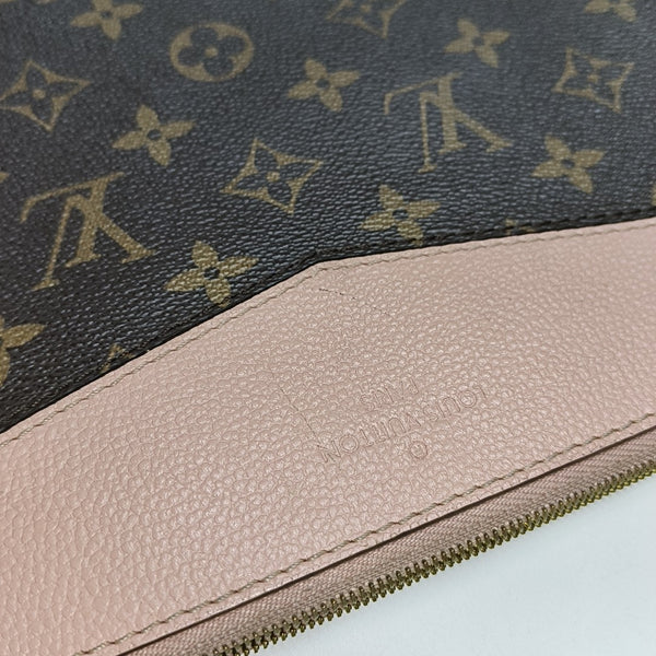 DAILY Monogram Coated Canvas Brown