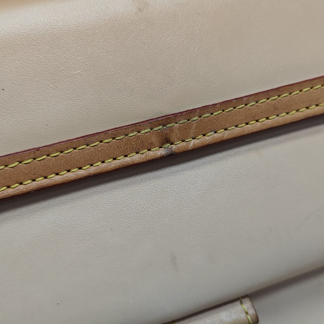 LV × TM INTERNATIONAL Monogram Coated Canvas White Wallet
