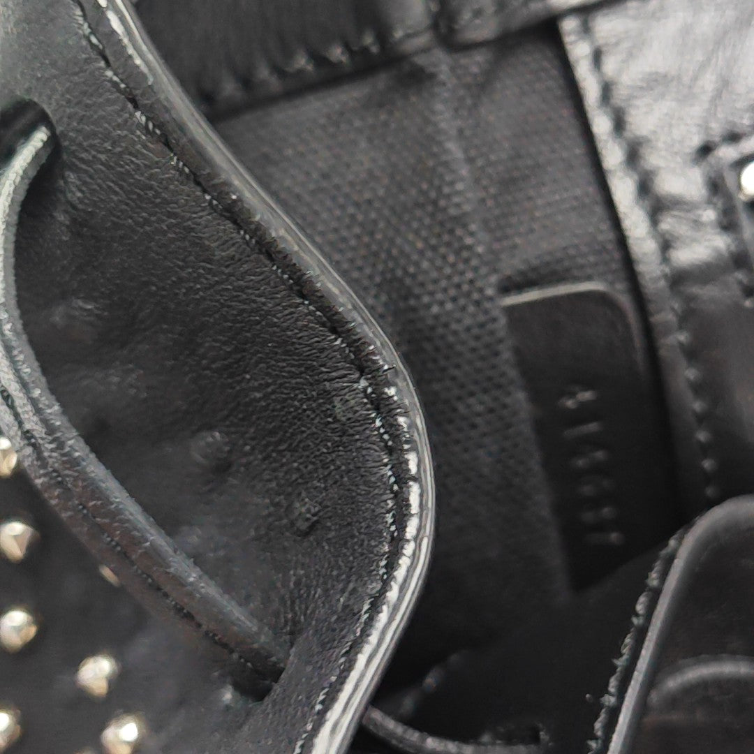 Calfskin Backpack Black