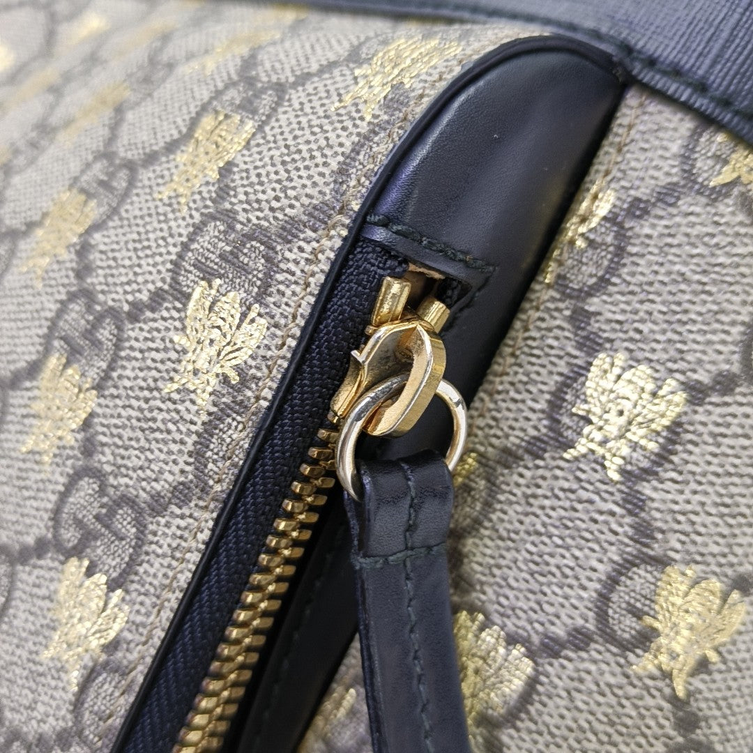 Eden Monogram Coated Canvas Beige