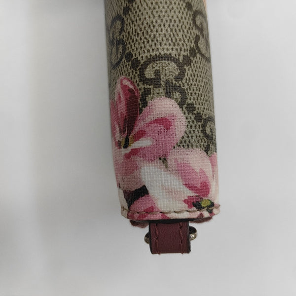 GG Blooms Monogram Coated Canvas Beige Wallet