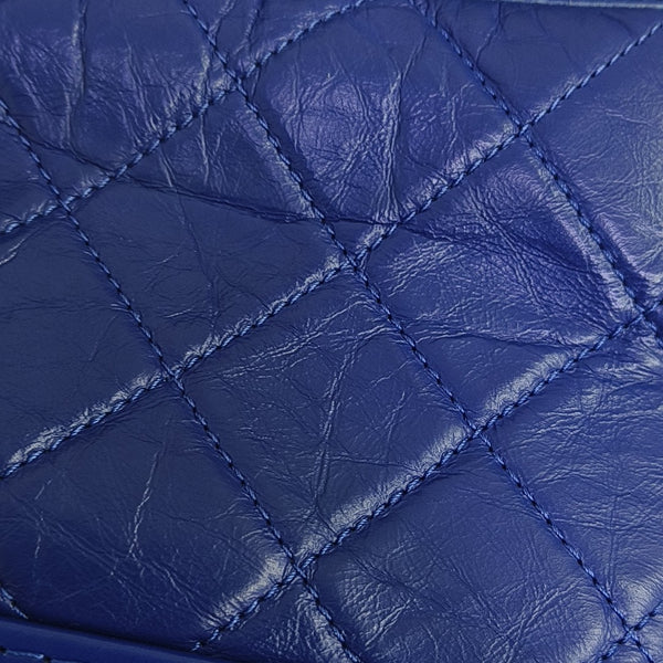 GABRIELLE Small Quilted Calfskin Blue