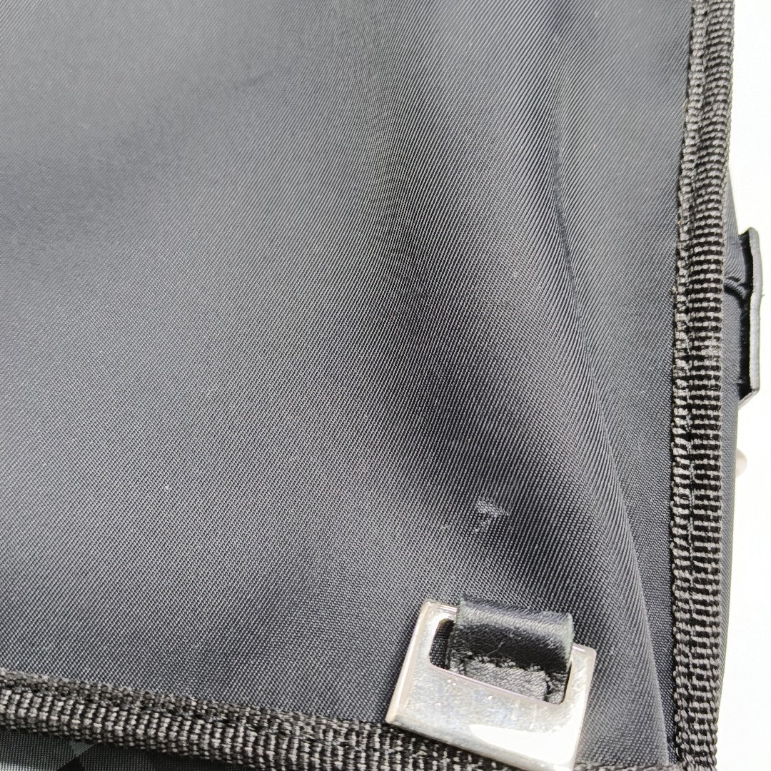 Nylon Shoulder Bag Black