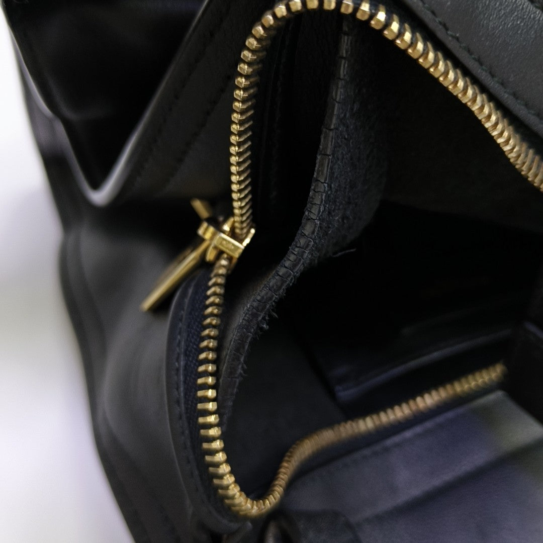 CHYC Y LIGNE Small Calfskin Black