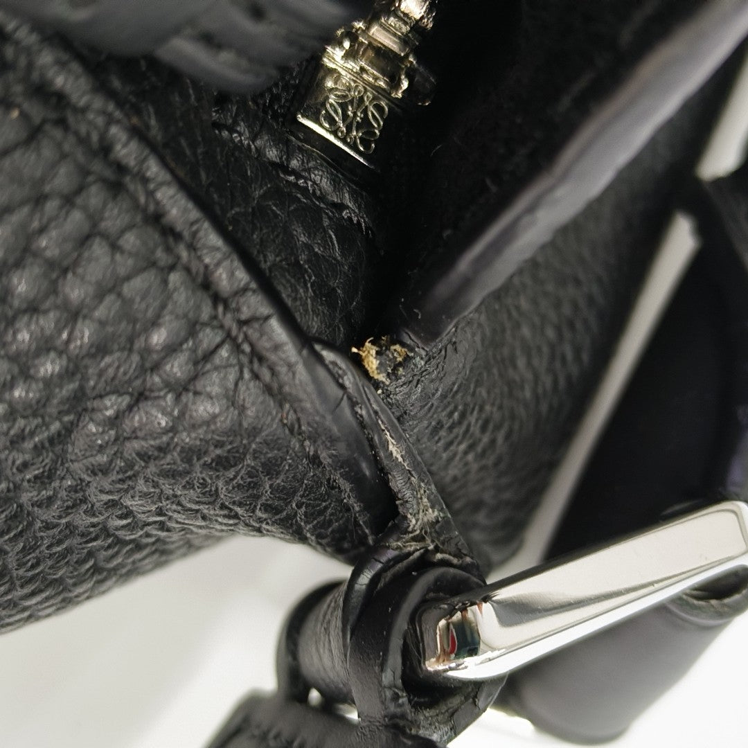 Puzzle Large Calfskin Black