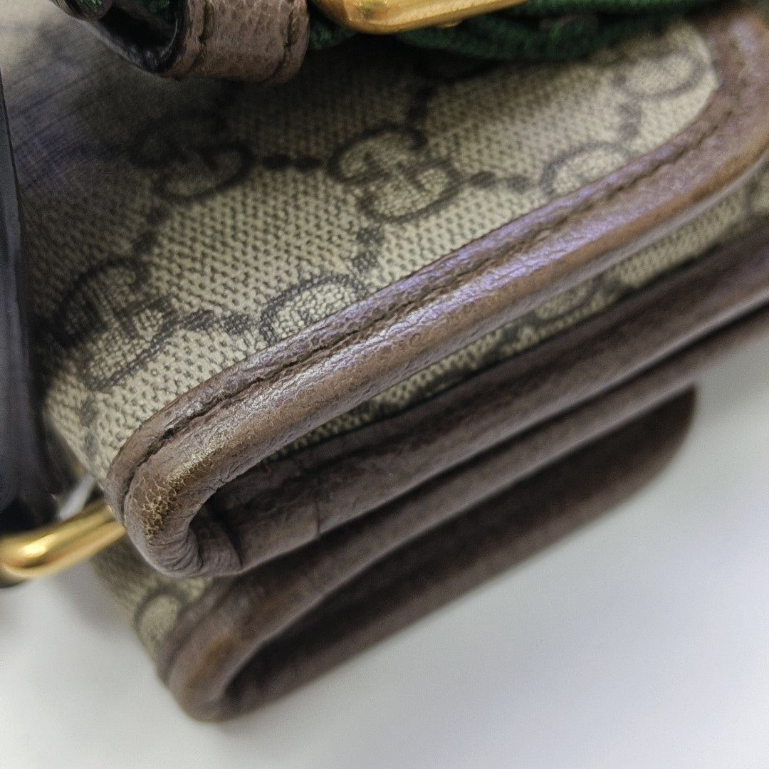 Neo Vintage Small Monogram Coated Canvas Beige
