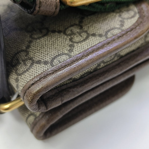 Neo Vintage Small Monogram Coated Canvas Beige