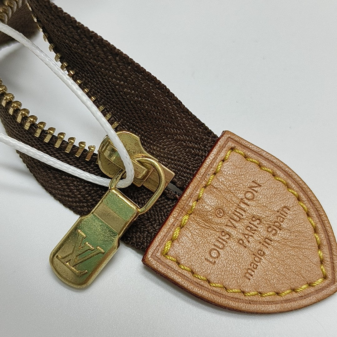 TOILET POCKET 19 Monogram Coated Canvas Brown