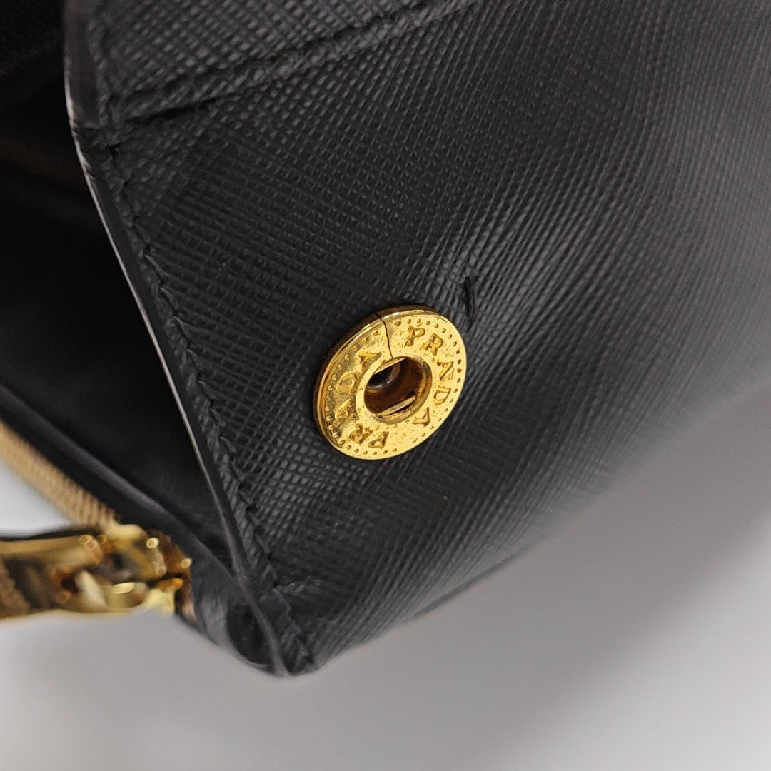 Saffiano Calfskin Tote Bag Black