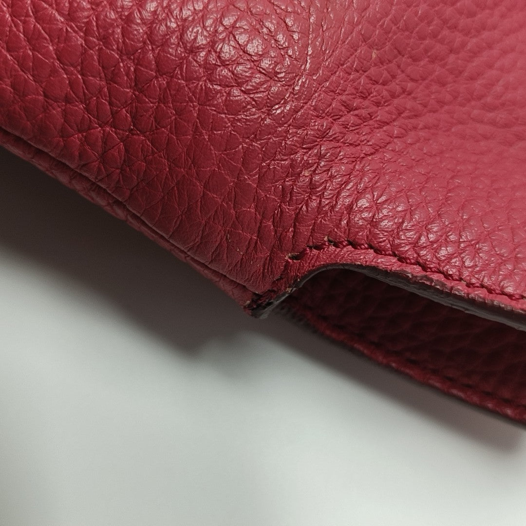Baynard Calfskin Red