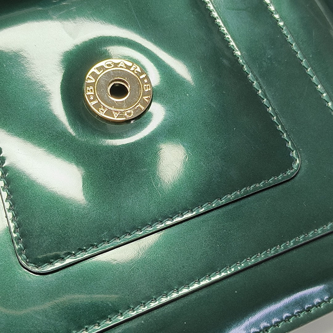 SERPENTI FOREVER Small Patent Leather Green