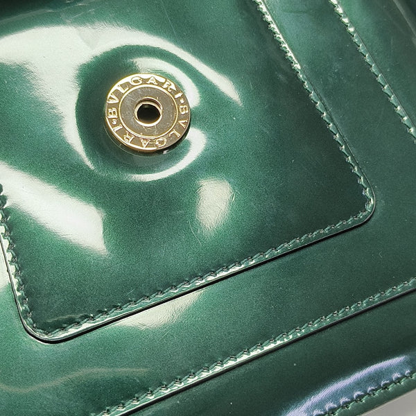SERPENTI FOREVER Small Patent Leather Green