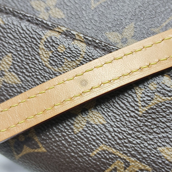 IVY Monogram Coated Canvas Brown
