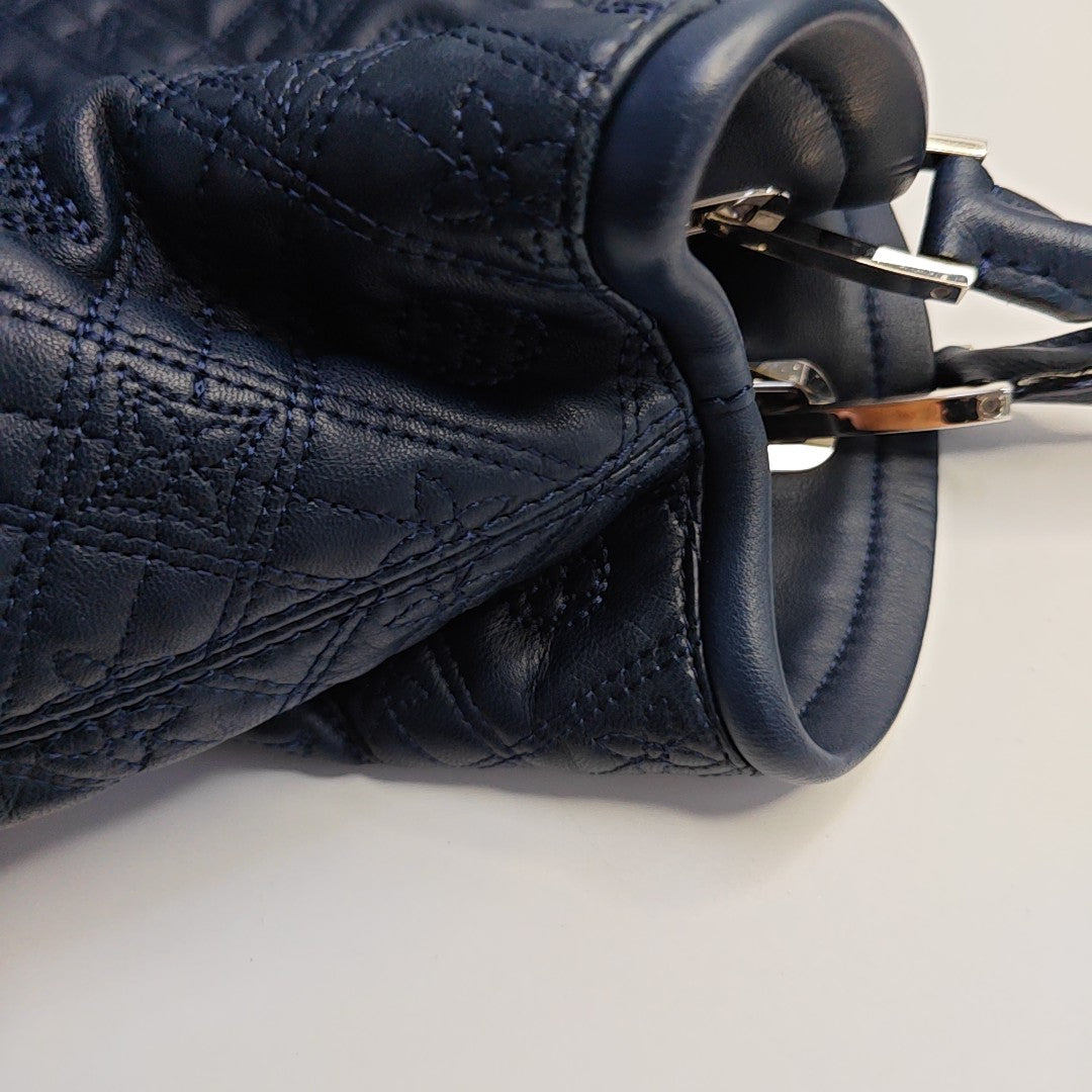 LILIA PM Monogram Calfskin Blue