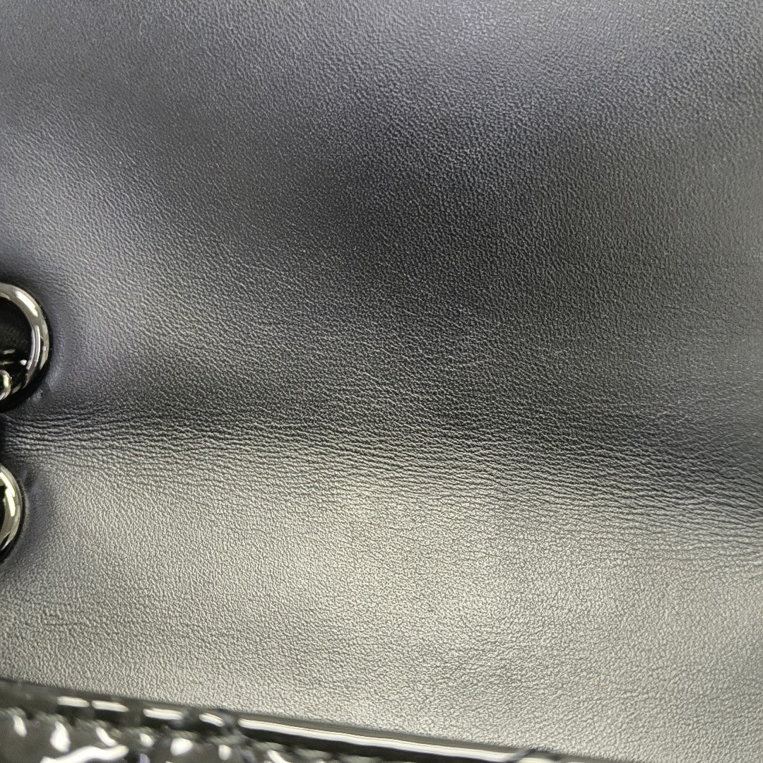 2.55 224 (mini) Quilted Patent Calfskin Black