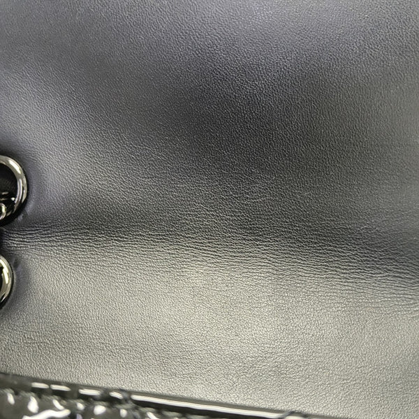 2.55 224 (mini) Quilted Patent Calfskin Black