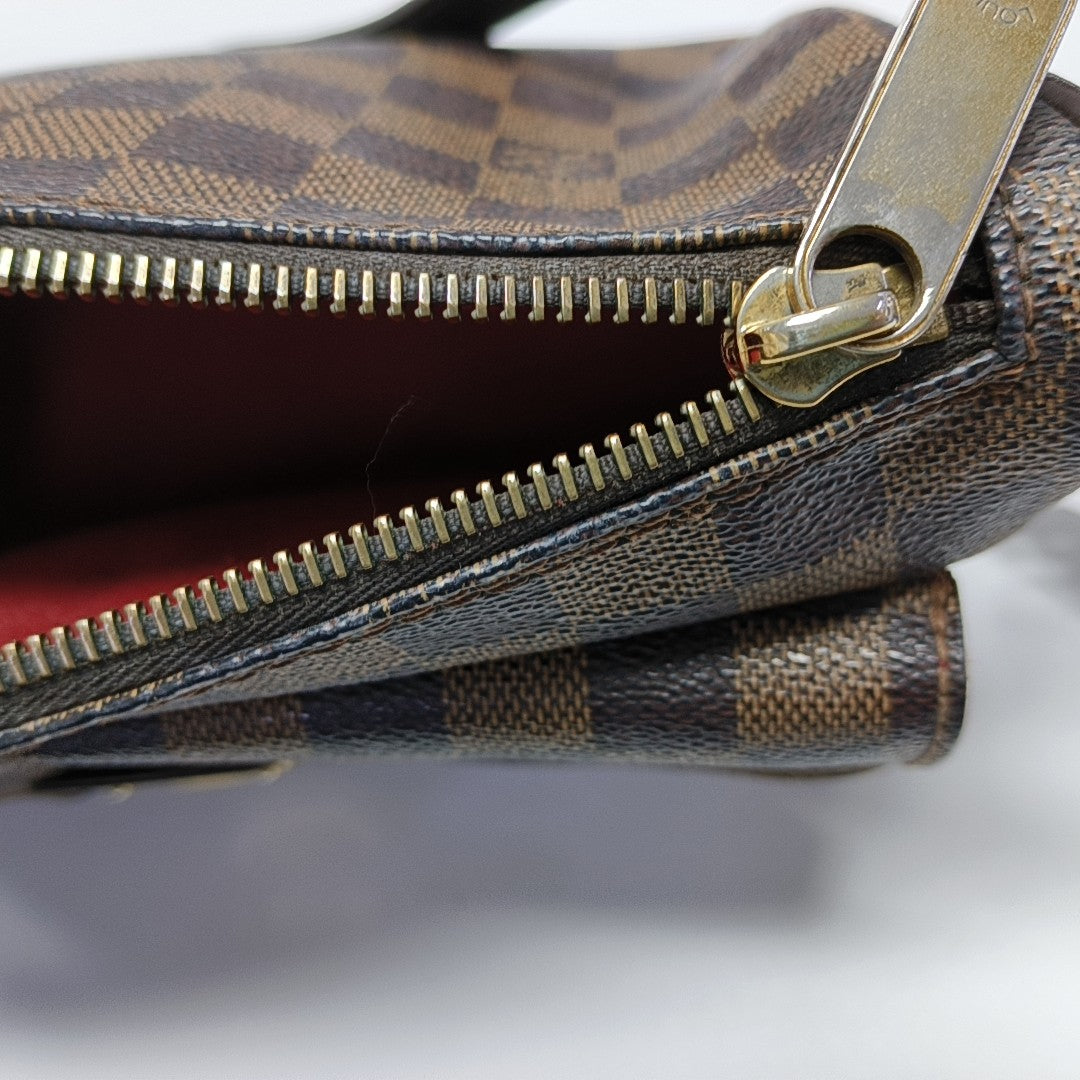 RAVELLO GM Damier Ebene Coated Canvas Brown