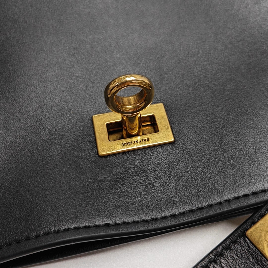 BEL AIR Small Calfskin Black