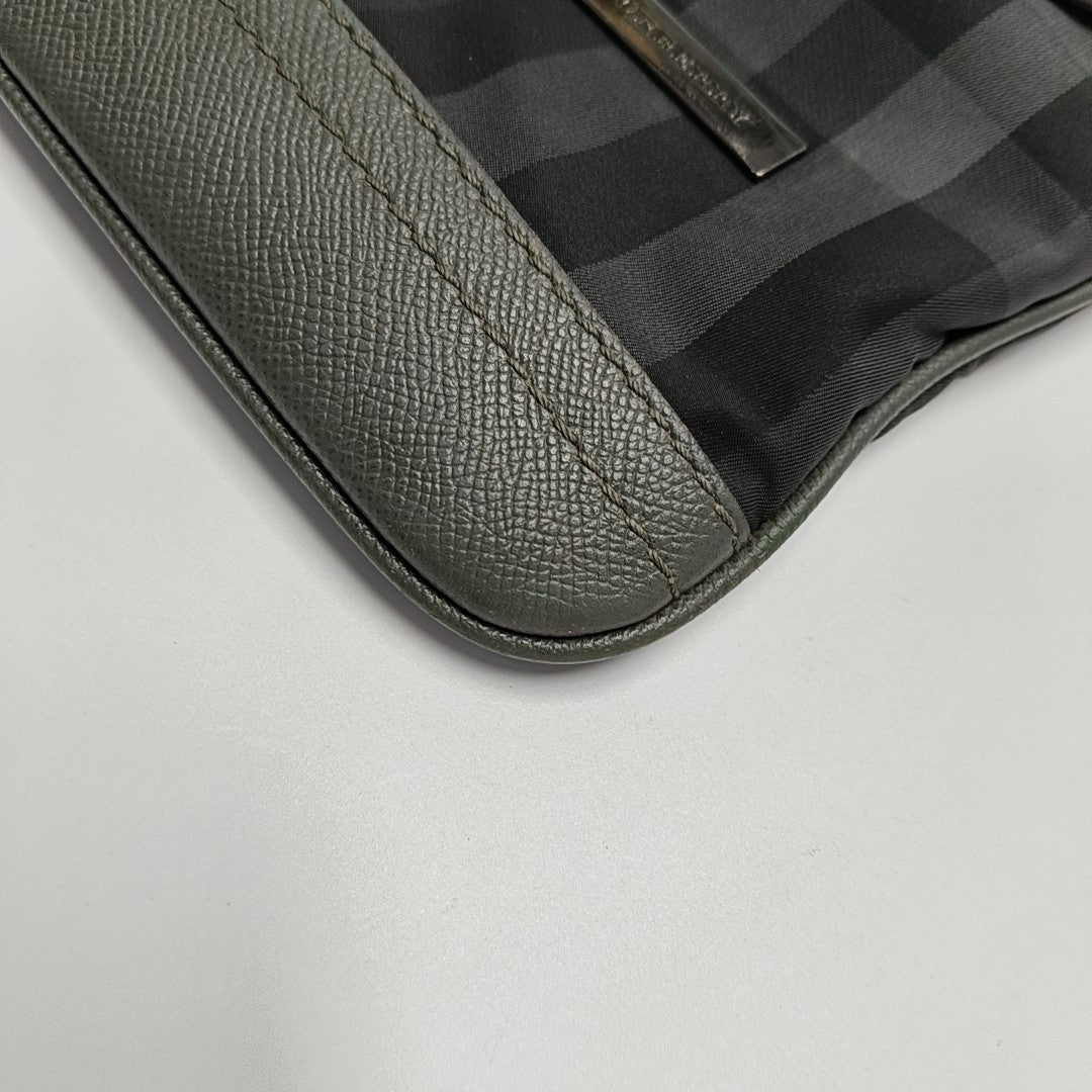 Fabric Shoulder Bag Gray
