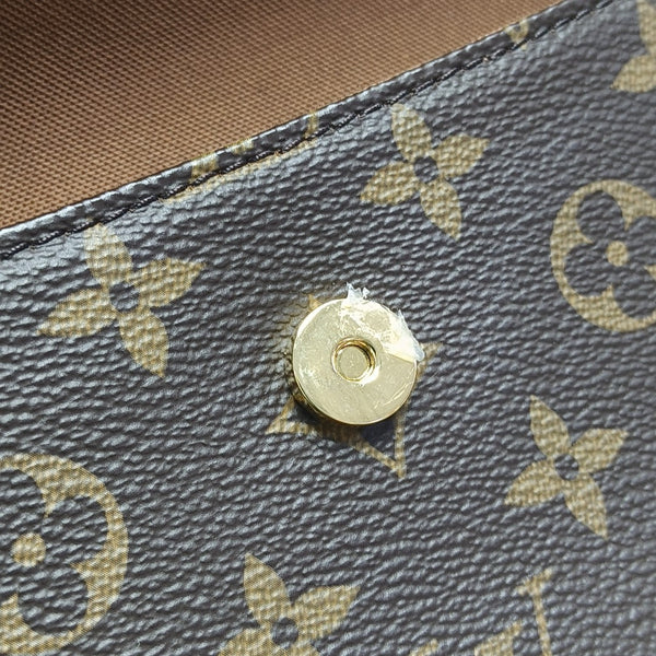 IVY Monogram Coated Canvas Brown