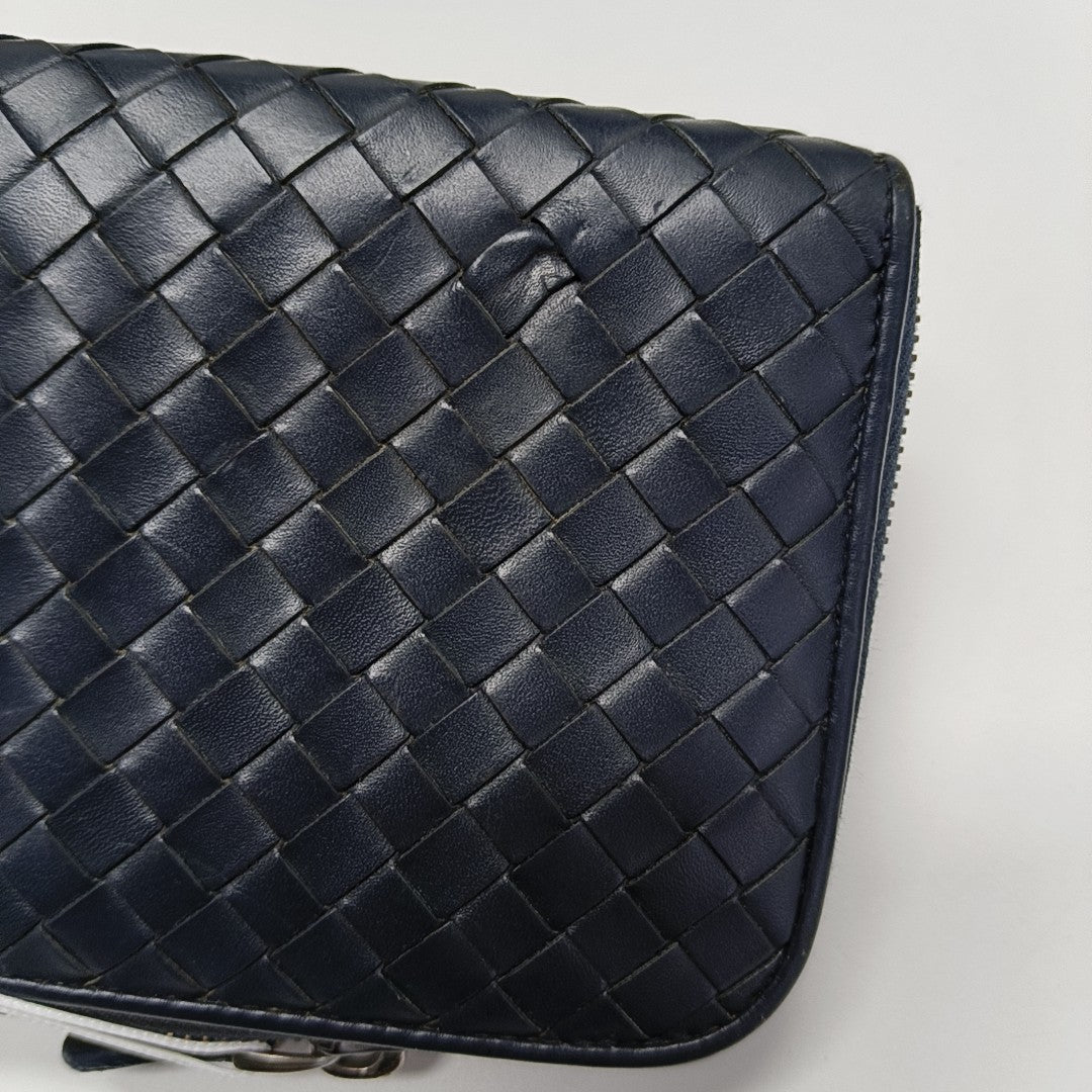 Calfskin Wallet Blue