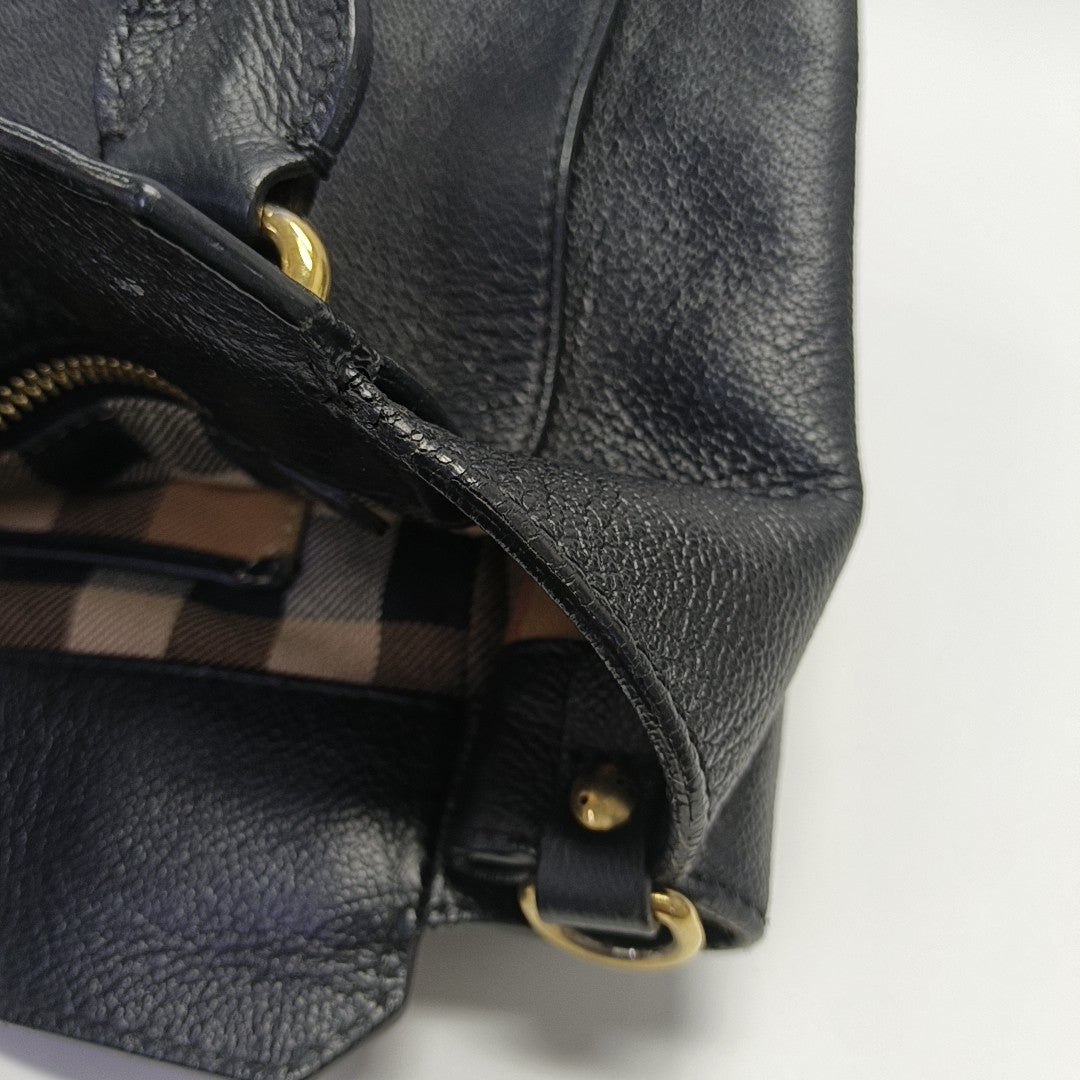 Buckle Small Calfskin Black