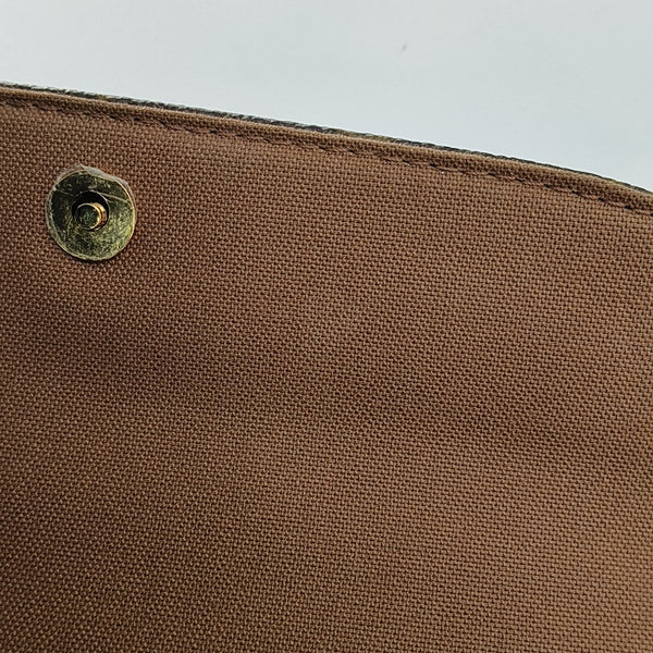 IVY Monogram Coated Canvas Brown