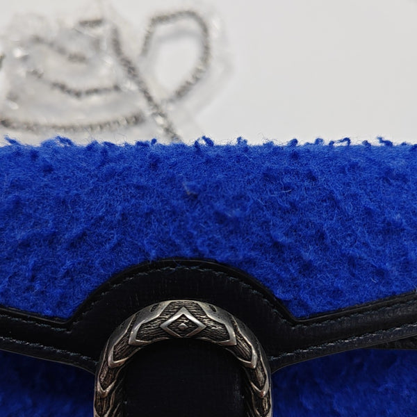 Authenticated pre-owned  Dionysus Super Mini Fabric Blue - Shoulder Bag at Looply