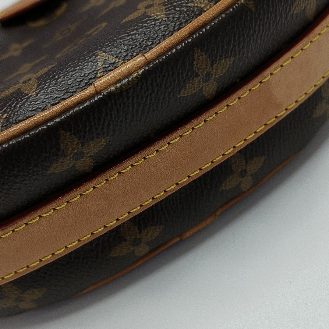 CROISSANT Monogram Coated Canvas Brown
